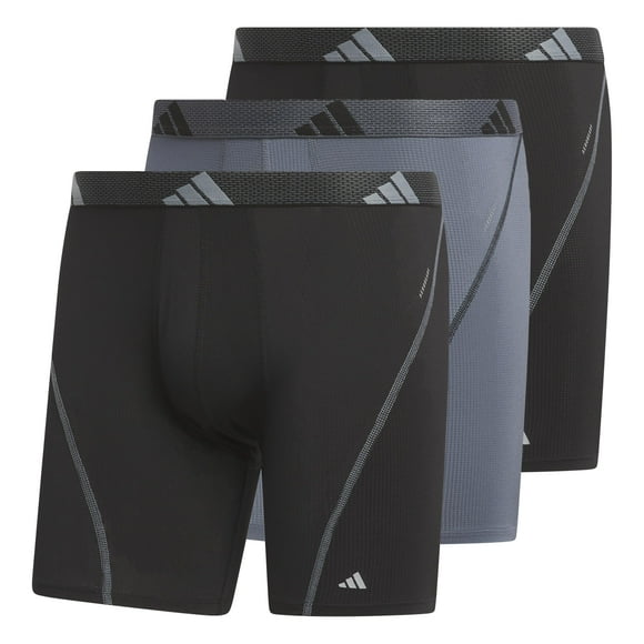 Calzoncillos tipo bóxer adidas Performance Mesh para hombre, paquete de 3