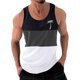 thumbnail image 1 of Hombres Casual Moda Patchwork Impresión Pullover Cuello Redondo Deportes Tanque, 1 of 3