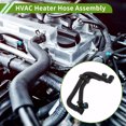 thumbnail image 2 of Unique Bargains No.PCH500900 HVAC Heater Hose Assembly for Land Rover Range Rover Sport 4.2L 2006-2009 Good Sealing Black Engine Radiator Hose Rubber 1 Pc, 2 of 7