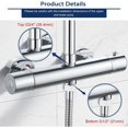 thumbnail image 5 of Pillar Thermostat, Brass Shower Tap High G3/4 BSP+ Low G1/2" BSP, 5 of 5