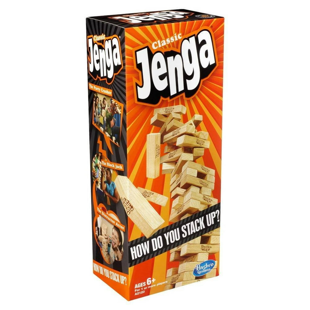 Classic Jenga Wood Game, By Generic