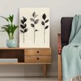 thumbnail image 5 of Qisvanset Framed Canvas Wall Art 12x16 Inch Black White Leaf Botanical Modern Farmhouse Wall Art, 5 of 5