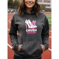 thumbnail image 3 of Inspirational Breast Cancer Awareness Hoodie for Men and Women, Unisex Pullover Hooded Sweatshirt, Comfortable Cotton Poly Blend, Support and Awareness Casual O, 3 of 5