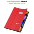 thumbnail image 3 of DWaybox Slim Folio Case for Lenovo Idea Tab 11.0 inch 2025 Released – Smart Cover with Auto Wake/Sleep, Adjustable Kickstand, Shockproof Lightweight Hard Shell -Red, 3 of 4
