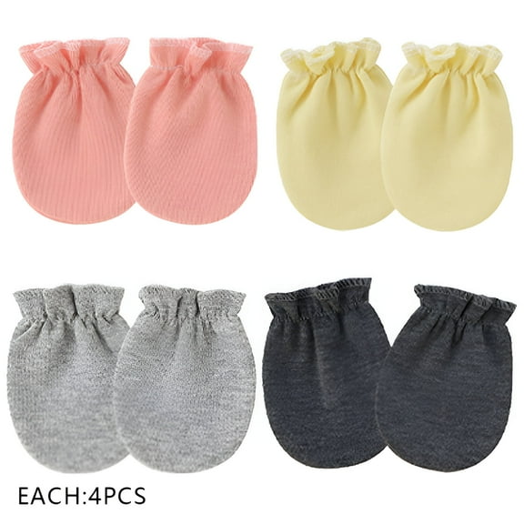 TELOLY 16Pcs Baby Mittens,Provides Protection Baby Mittens Newborn,Won't Fall Off Easily Newborn Mittens,Style1