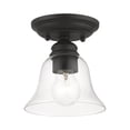 thumbnail image 5 of Livex Lighting - Moreland - 1 Light Small Semi-Flush Mount In Transitional, 5 of 8