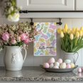 thumbnail image 3 of Pink Bunny Easter Kitchen Towels Set of 2,Buffalo Check Hello Peeps Dish Hand Towels Farmhouse Indoor Outdoor Holiday Seasonal Decorations DD088, 3 of 6