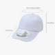 thumbnail image 3 of Gorra de Béisbol Recargable con Ventilador, Ideal para Adultos, Perfecta para Viajes y Ocio. Color Liso, Secado Rápido. Gorra Blanca de Poliéster con Protección Solar y Ventilador Giratorio de 360°., 3 of 6