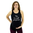 thumbnail image 3 of Funny Pregnancy Shirts for Women Pregnancy Announcement Tops Mom to Be Gift Still Pregnant Black X-Large, 3 of 6