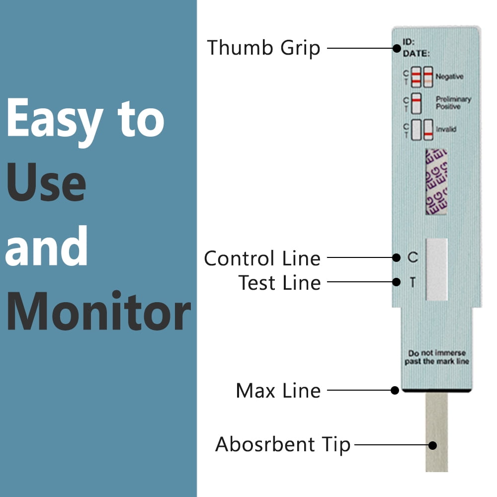 Prime Screen - Alcohol_EtG Single Panel Urine Test Kit - [5 PACK] WETG-300