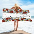 thumbnail image 2 of A-933 A Large Microfiber Beach Towel Sandproof Fast Drying Beach Blanket Outdoor Activities 70X140Cm Lightweight, 2 of 6