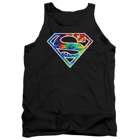Superman - Superman Tie Dye Logo - Tank Top - XX-Large
