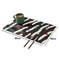 thumbnail image 6 of Dujiujun Dish Drying Mat Countertop Drain Pad with Non-slip Rubber Backed Highly Absorbent Quick Dry Modern Drying Mat Placemat, 6 of 8
