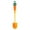 228#Orange, variant on 4-in-1 Carrot Cup Brush, Long Handle Bottle Cleaning Brush, Multifunctional Kitchen Cup Cleaner, Hard Bristle Corner Brush, Soft Rubber Brush, Wire Brush for Bottles, Glass, Thermos