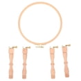 thumbnail image 2 of 1 Set Wooden Embroidery Stand Cross Stitch Ring DIY Embroidery Frame Rack, 2 of 8
