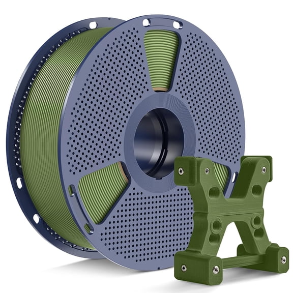 PETG Filament 1.75mm Army Green Color, Ultra Tough, Heat Optimized, Odorless, 1kg(2.2lbs) SUNLU PETG 3D Printer Filament, Dimensional Accuracy  /- 0.02mm, Olive Green