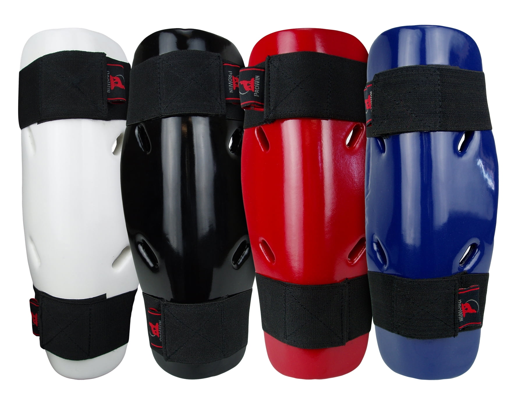 Krav Maga Deluxe Black Leather Shin Pads Guards Martial Arts Protection Leg