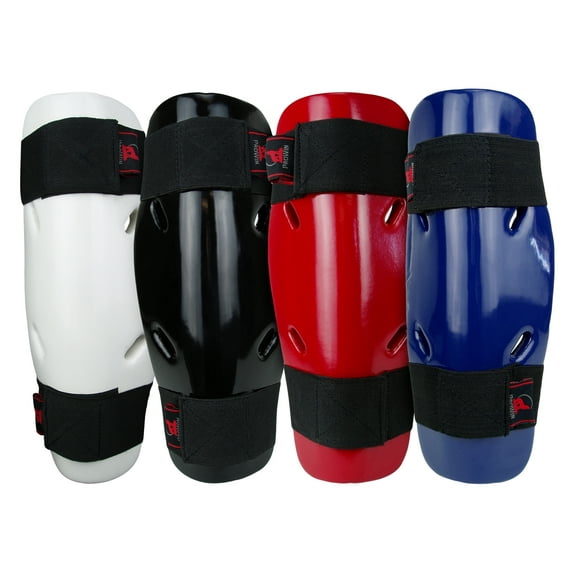 Dipped Foam Sparring Shin Guards Pads Martial Arts Karate TKD Kickboxing MMA Foam Shin Protectors