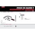 thumbnail image 2 of Juego Dados Matraca Extension 3/8 14 Pz Go Through Urrea Urrea 5201GT, 2 of 3