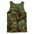 thumbnail image 2 of Rothco Camo Tank Top - Woodland Camo, X-Small, 2 of 2