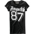 thumbnail image 1 of Aeropostale Womens #87 Graphic T-Shirt, Negro, Pequeño, 1 of 1
