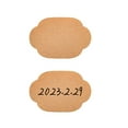 thumbnail image 4 of Yannee 300 Pcs Kraft Packaging Label Sticker Vintage Blank Decorative Label Stickers, 4 of 7