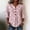 Light Pink, variant on Summer Elbow Length Womens Henley Shirt Button Down Shirt Dressy Casual Clothes Plain Shirts for Women Casual Dressy Work Blouse Trendy Clothes Womens Blouse Light Pink L