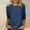 Navy, variant on Vetsdori Juniors 3/4 Sleeve Tops Dressy Pullover Graphic Trendy Crew Neck Plus Size,Gift Summer T-Shirts for Woman Tunic