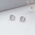 thumbnail image 3 of 4 Pairs /4pcs Locking Sterling Earring Stopper Earing Stud Flower Replacements Lifters Pads for Ears Lady Rings Droopy Stoppers Ear Girl Mm Craft S / Fancy Earrings Women Posts, 3 of 5