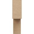 thumbnail image 2 of 6"W x 24"D x 24"H Thin Chapel Hill Rough Cedar Woodgrain TimberThane Corbel, Primed Tan, 2 of 6