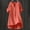 A1 Orange, variant on BODOAO Cotton Linen Shirts for Women Spring Linen Clothing for Womens Loose Fit Blouses Beach Casual Summer Tops Comfy Lounge Wear Crepe Texture Outfits Casual Tops V Neck Shirt Summer Shirt Beige L