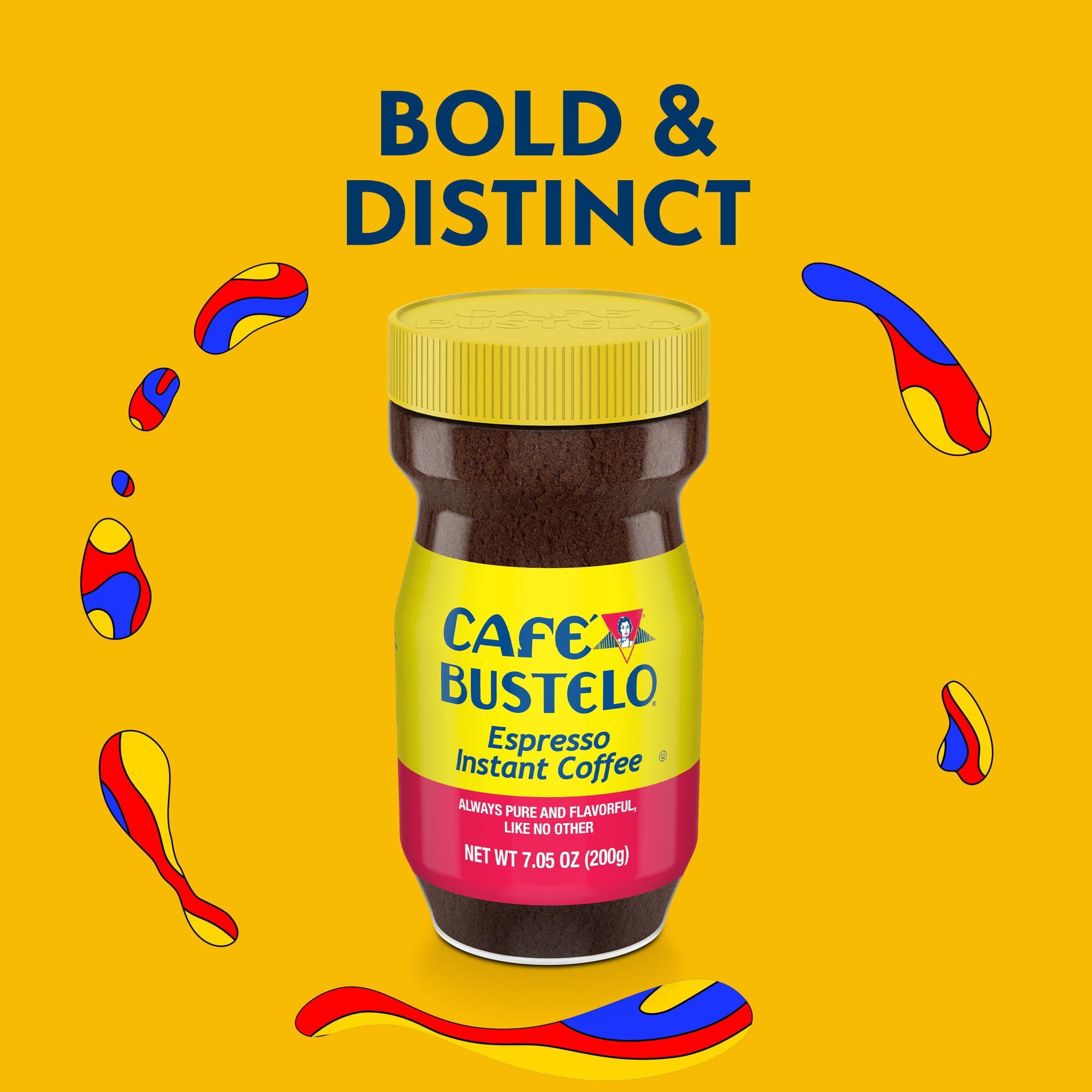 Cafe Bustelo Espresso Instant Coffee, 7.05 oz Jar