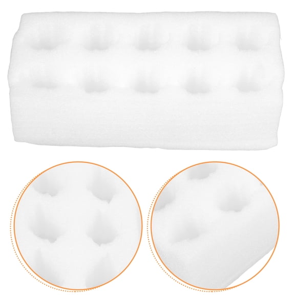 CTIRCHIU White Shipping Boxes with EPE Foam Insert, Carton Packaging, 1 Set for Transport