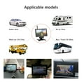 thumbnail image 6 of Wireless Truck Monitor 7" Rear View Camera Wifi 18 Infrared Lights Night Vision Reverse Backup Recorder For Bus Car RV Excavator ,Flexible Double Bracket Installation, 6 of 7