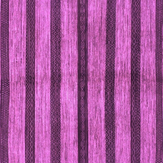 Ahgly Company Indoor Square Oriental Purple Modern Area Rugs, 4' Square