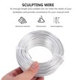 thumbnail image 3 of MasteelfCA 1 Roll Aluminum Wire Bendable Craft Wire Accessory for Jewelry Making 3mm, 3 of 7