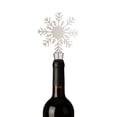 thumbnail image 3 of Twine Holiday Snowflake Wine Stopper, Christmas Wine Bottle Stopper, Gifts, 3 of 4