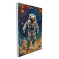thumbnail image 2 of 16x24 inch Oil Paintings On Canvas Wall Art Outer Space Astronauts,Home Living Room,Studio,Man Cave,Garage Decorative Painting,Enthusiast Outer Space Astronauts Art Canvas Poster Prints Gift, 2 of 6