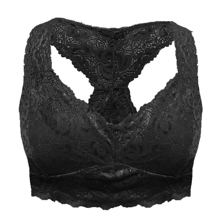 

Ykohkofe New Women Plus Size Vest Crop Wire Free Bra Lingerie Sexy V-Neck Underwear S-3XL