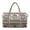 American Tribal Brown Geometric, variant on FKELYI Quilted Travel Duffel Bag Hippie Floral Skull Pink Print Lightweight Weekender Overnight Bag for Women Men Luggage Bags Women Hospital Bag for Labor & Delivery