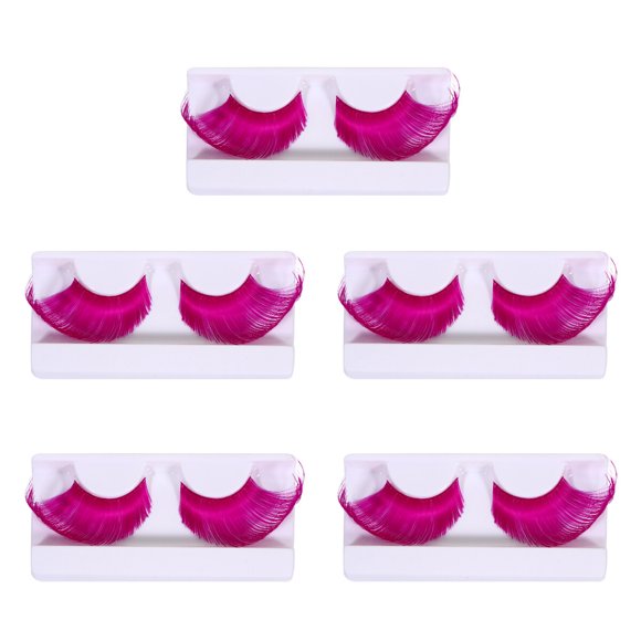 5 pares de pestañas postizas exageradas de Halloween, pestañas artificiales largas para mujeres