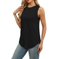 thumbnail image 4 of Bogo Womens Summer Tops For Leggings White Cotton Tank Tops For Women Bulk Tunic Tops For Women Loose Fit Dressy Womens Tops Summer Business, 4 of 6