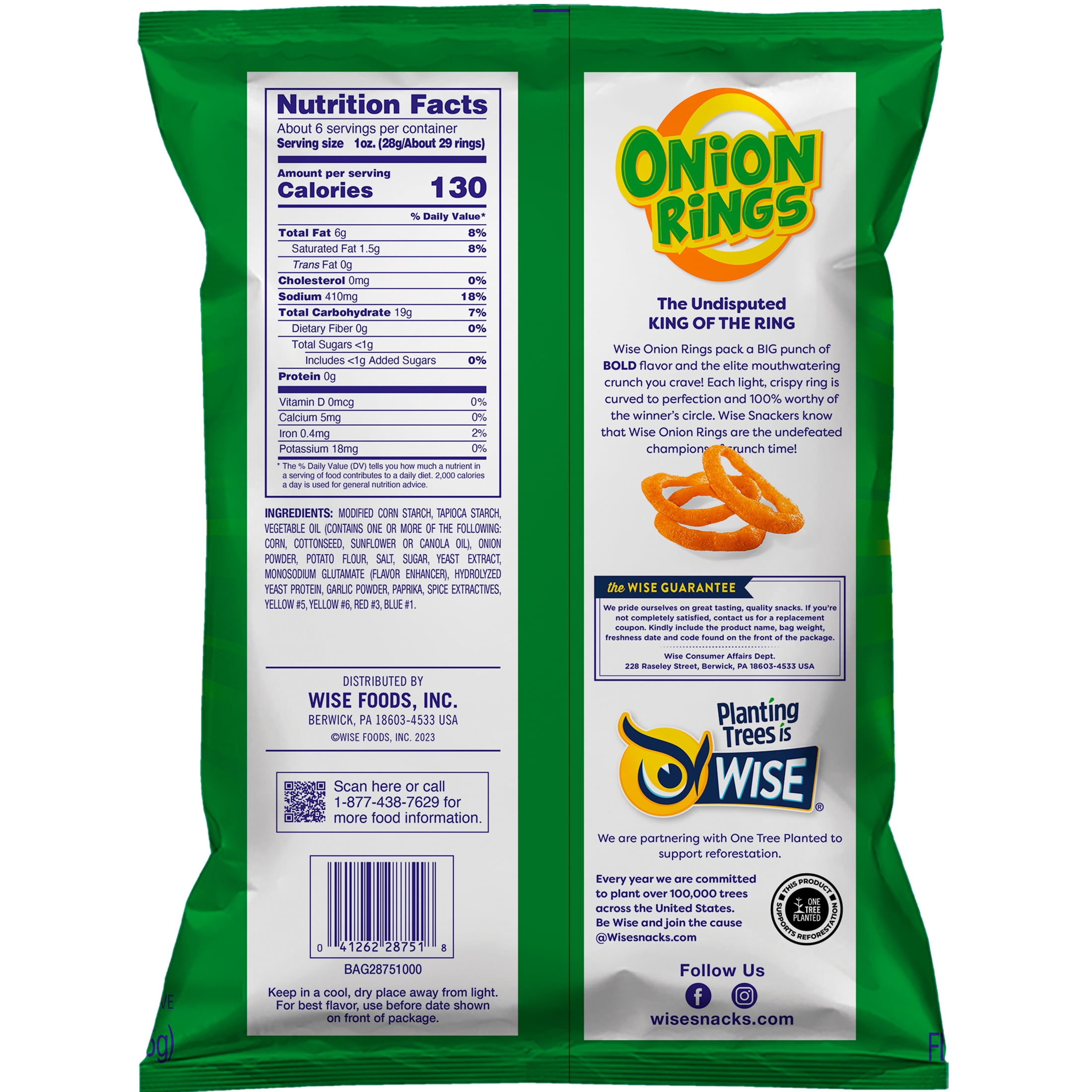 Wise Onion Rings 5.85 OZ