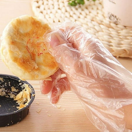 

matoen 1000pcs Plastic Disposable Gloves Restaurant Home Service Catering Hygiene