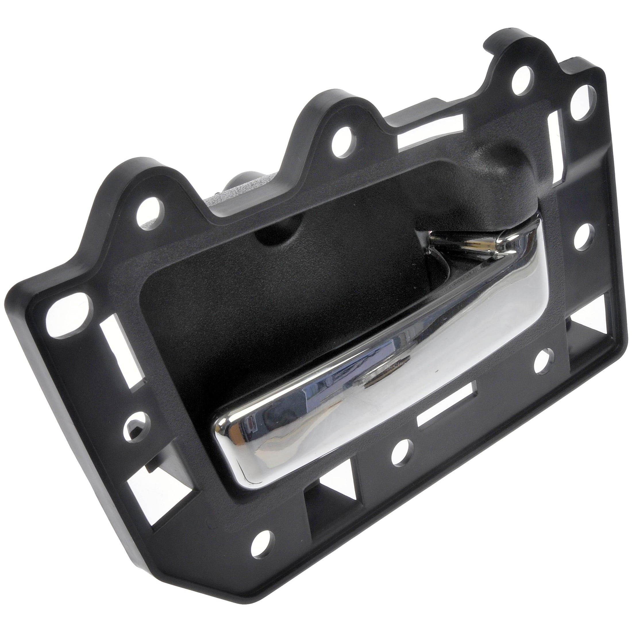 Dorman 82156 Front Passenger Side Interior Door Handle for Specific Jeep Models, Chrome Lever; Black Housing