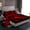 Red, variant on jejeloiu Girls Perfume Cosmetics Twin Sheet Sets,Red Flower Blossom Bedding For Girls Teens 3pcs