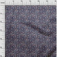 thumbnail image 3 of oneOone Polyester Spandex Blue Fabric Asian Suzani Craft Projects Decor Fabric Printed By The Yard 56 Inch Wide, 3 of 5