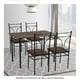 thumbnail image 2 of Comedor Mainstays con 4 sillas acolchonadas, 2 of 4