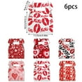 thumbnail image 3 of BKER 6Pcs Valentine's Day Boxes Valentine's Day Heart Shape Patterns Boxes Supplies For Party, 3 of 5