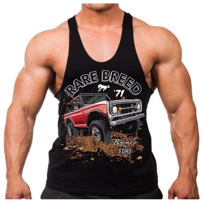 Men's Ford Bronco Rare Breed Black T-Shirt X-Large Black 